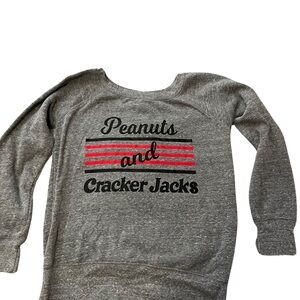 Bella Canvas Fleece Collection Crewneck Sweatshirt Sweater peanuts crackerjacks